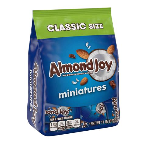 Almond Joy Classic Size Milk Chocolate Coconut And Almond Miniatures 11