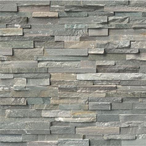 Msi Sierra Blue Ledger Panel 6 In X 24 In Natural Quartzite Wall Tile