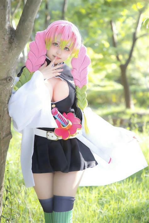 kanroji mitsuri kimetsu  yaiba cosplay  ninas cosplay lindo