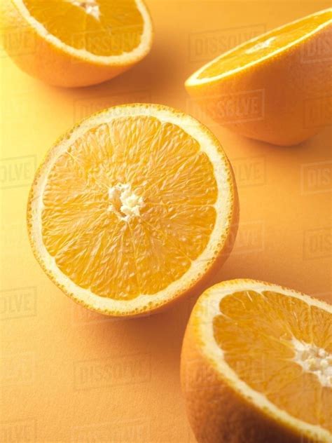 Orange Halves Stock Photo Dissolve