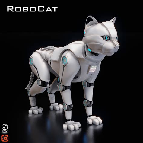 210 3d cat models available for download. 3D robot cat model - TurboSquid 1203885