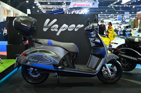 เปิดตัวมอเตอร์ไซค์ไฟฟ้าแบรนด์แรกของไทย I Motor รุ่น Vapor The Perfect