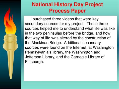 Ppt National History Day Project Powerpoint Presentation Free