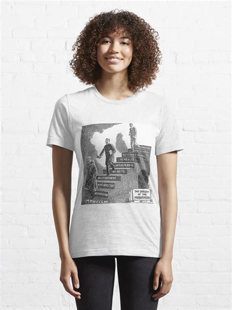 The Descent Of The Modernists T Shirt For Sale By Bmed Redbubble