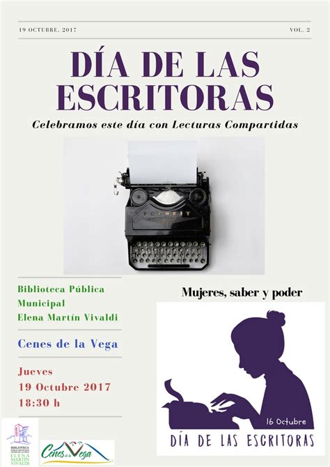 Celebración Del Día De Las Escritoras Ayuntamiento De Cenes De La