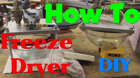 Freeze drying is the result of both negative pressure and temperature.the rate of drying depends on both. How to Make a Freeze Dryer - YouTube