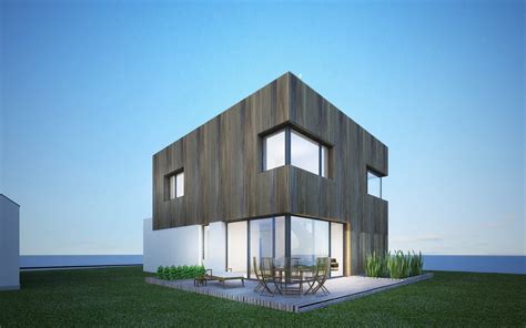 Modern Cube House 160 Sqm Architizer