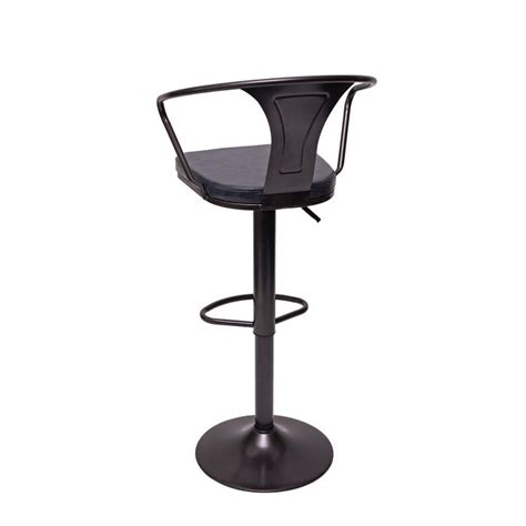 Robas lund barhocker braun mit lehne barstuhl drehbar 360 grad, hocker höhenverstellbar, pu lo.pes. 2x Barhocker HWC-H10b, höhenverstellbar mit Armlehne ...
