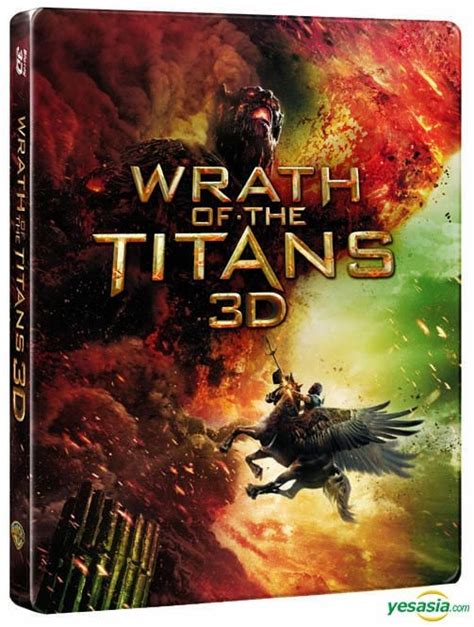 Yesasia Wrath Of The Titans Blu Ray 2 Disc 2d 3d Steelbook First Press Limited