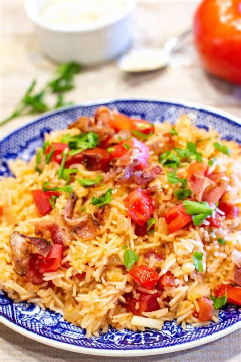 It may take up to 5 minutes total to reach the right texture but be careful not to overcook or the rice will. Tomatoes and Rice | Syrup and Biscuits