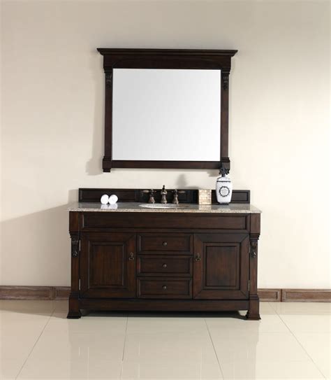Shop 60, 72 inches and above bathroom vanities with tops/sinks (single/double). 60 Inch Single Sink Bathroom Vanity in Mahogany ...