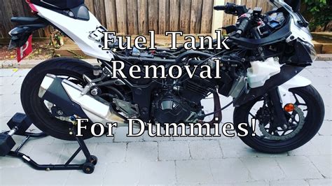 The kawasaki ninja 300 weighs 179 kg and has a fuel tank capacity of. Ninja 300, Fuel Tank Removal, Step By Step! - YouTube