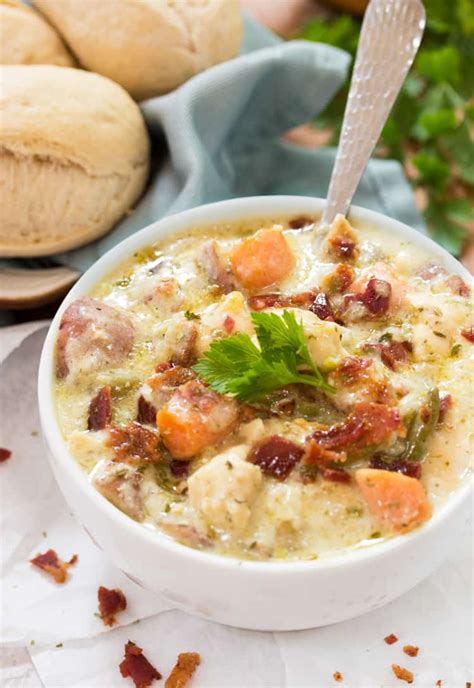 Grnd, 1/2 lb chicken pcs, 1 can tomatoes with. Creamy Chicken Stew - The Cozy Cook