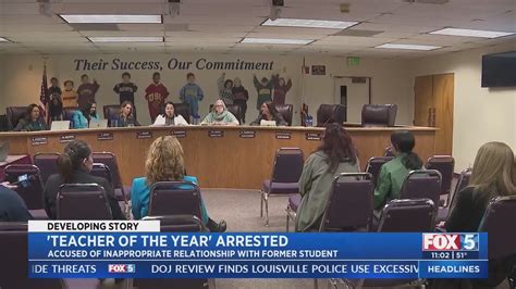 teacher of the year arrested youtube
