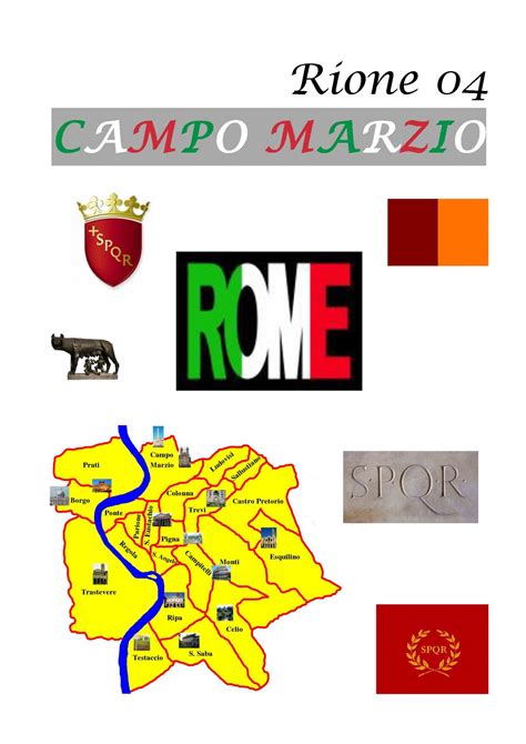 Rione Di Campo Marzio Iv Algemene Informatie Rome Door Ton Van Maurik