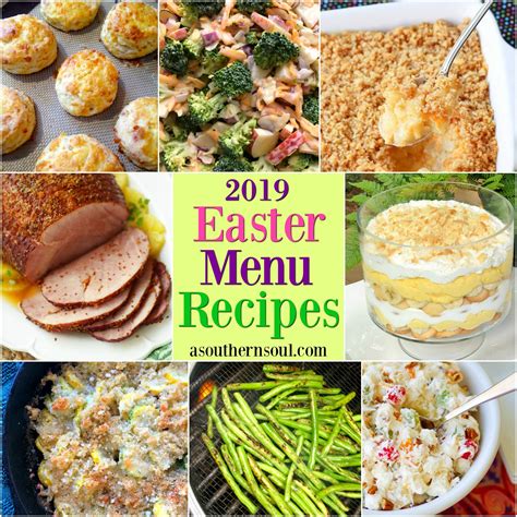 Easter Menu Recipes 2019 A Southern Soul