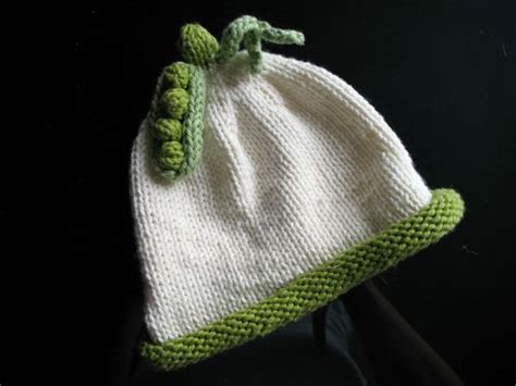 And since many of these designs are made with knit fabrics, here are a couple of tips for working with knits: peas in a pod baby hat to knit | Baby knitting, Knitting ...
