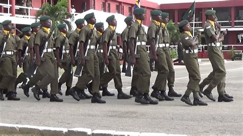 Barbados Defence Force Passing Out Parade 2 Youtube