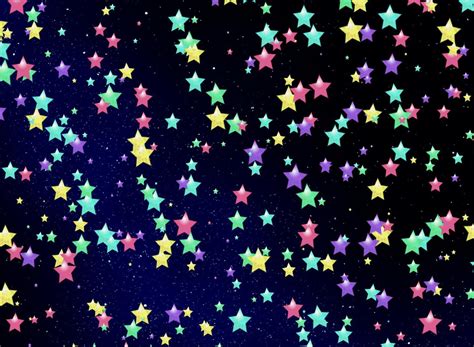 Colorful Stars Wallpaper Wallpapersafari