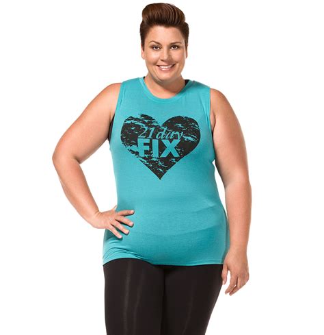 21 Day Fix Plus Size Patricia Muscle Tank