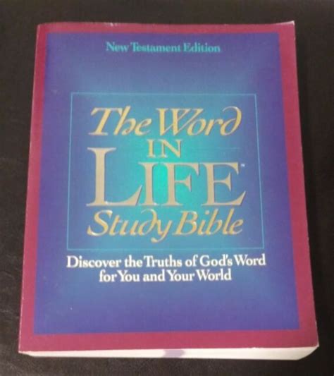 The Word In Life Study Bible Nkjv And Nrsv 1993 Trade Paperback