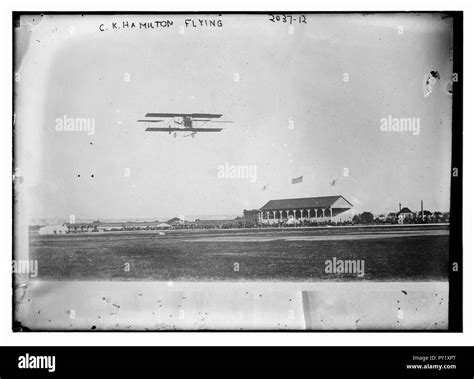 Ck Hamilton Flying Stock Photo Alamy