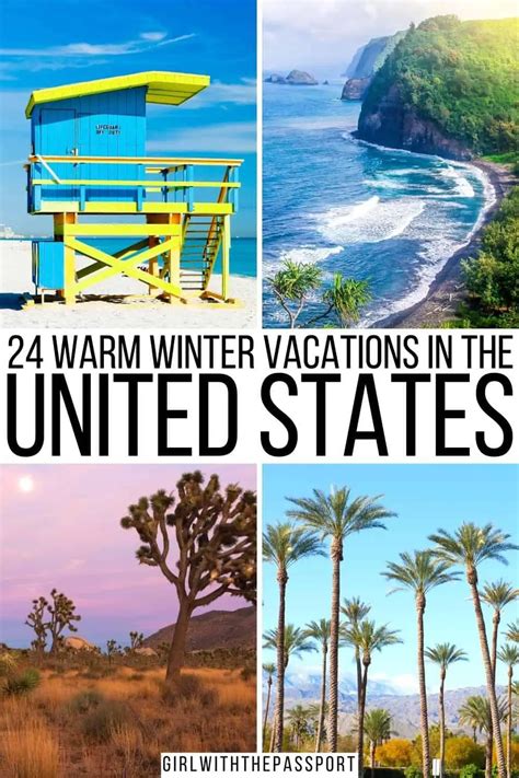 24 Amazing Warm Winter Vacations In The Usa In 2021 Winter Travel