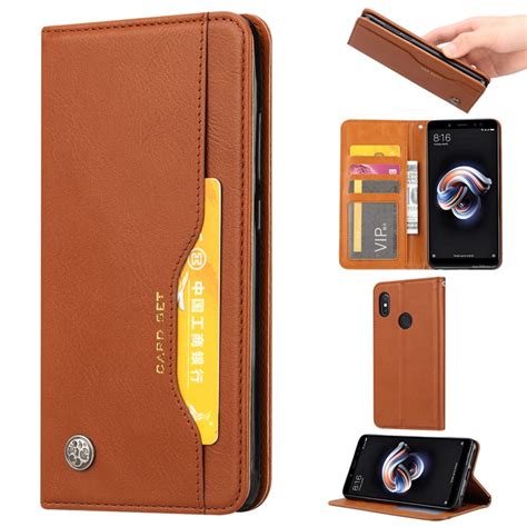 magnetic leather flip case for xiaomi mi6x mix2s mi8 soft tpu card holder stand case for xiaomi