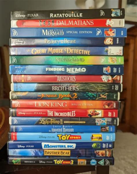 Lot Of 60 Dvds Rare Disney Pixar Dvds As Pictured 12500 Picclick