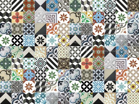 Patchwork Tile Texture Seamless 16821