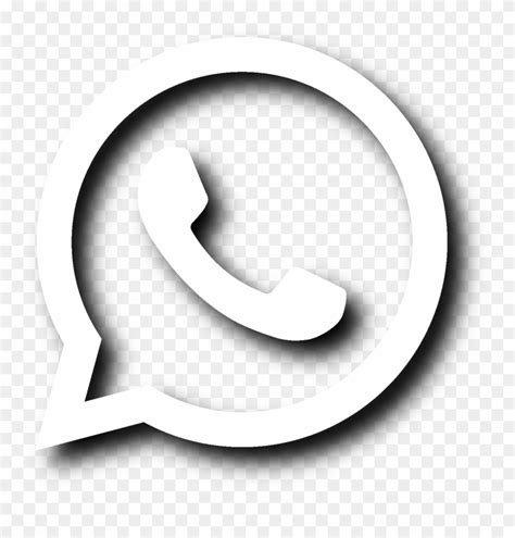 Logo Whatsapp Branco Png Clipart 4869535 Pinclipart