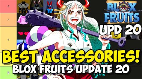 All Blox Fruits Accessories Tier List Showcases Update Youtube