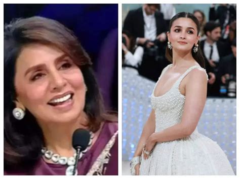 Proud Mom In Law Neetu Kapoor Shares Alia Bhatts Look From Met Gala Calls Her Stunning See