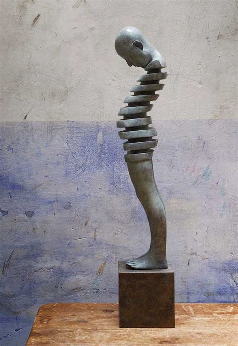 Fractured Bronze Figures And Surreal Sculptures By Isabel Miramontes