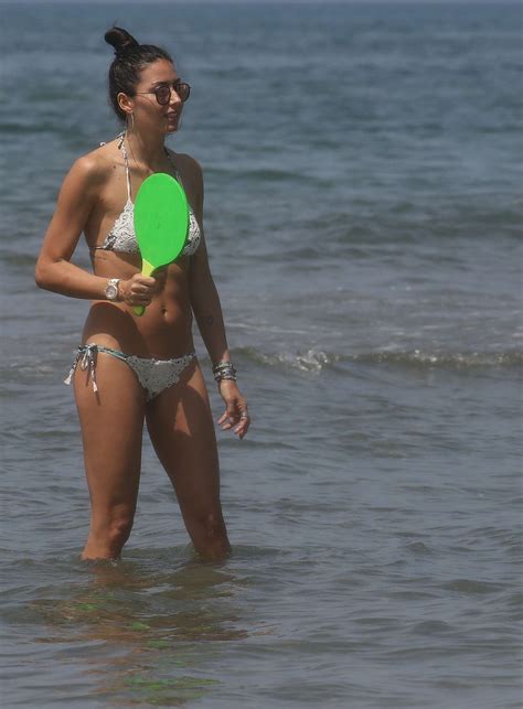 Elisabetta Gregoraci In Bikini At The Twiga Beach Club In Marina Di