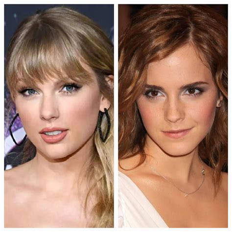 Face Off Whos Most Beautiful Taylor Swift Vs Emma Watson R