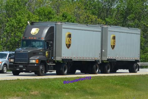 Ups Mack Ch With Doubles In 2022 Truck Transport Trucks Ups