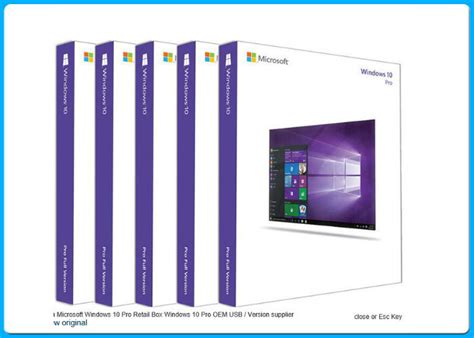 Geniune Oem Windows 10 Pro Product Key Computer System Hardware 100