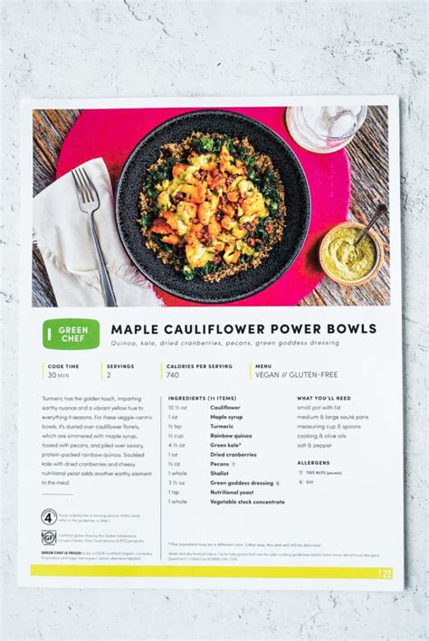 Green Chef Dinner Kits A Vegetarians Review Veg Girl Rd