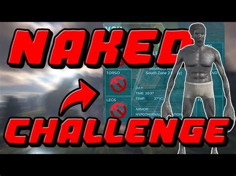 NAKED Challenge In ARK CoronaTribe ARK SURVIVAL EVOLVED YouTube