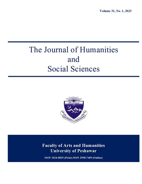 vol 31 no 1 2023 the journal of humanities and social sciences the journal of humanities