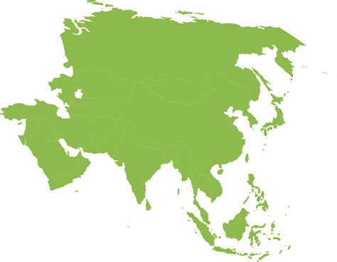 Carte Asie Continent Une · Images Vectorielles Gratuites Sur Pixabay
