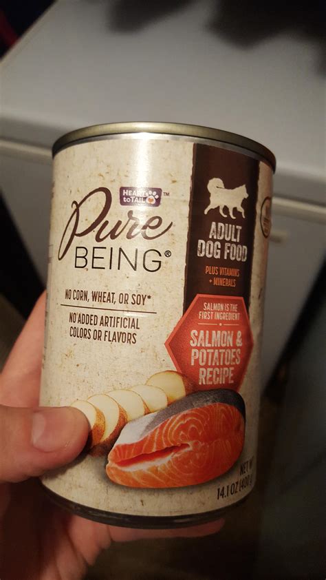 If your dog is a pokey eater, only feed it what it can finish before that. Pure Being Canned Dog Food? : aldi