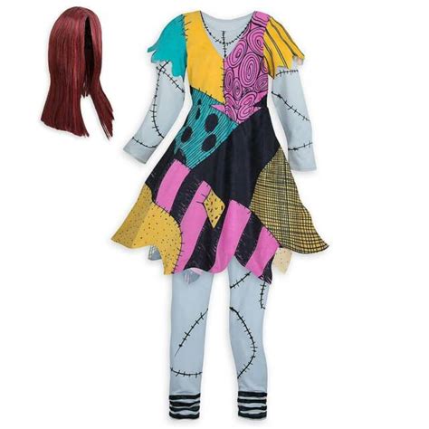 New Disney Store Sally Costume Girls The Nightmare Before Christmas 56