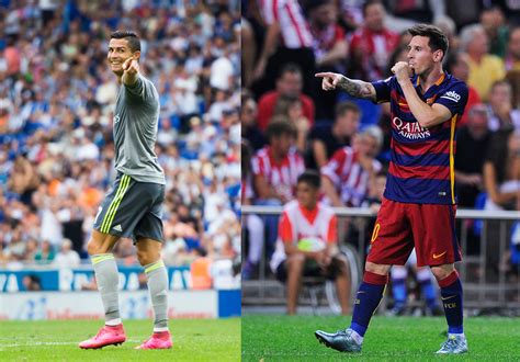Cristiano ronaldo, alphonso davies and marcus rashford join lionel messi on the pes 2021 cover. Messi vs. Ronaldo 2015-16 Week 3: Ronaldo Scores 5, Messi ...