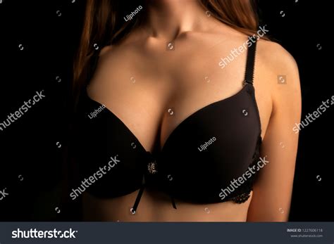 Beautiful Womans Breasts Bra 스톡 사진 1227606118 Shutterstock