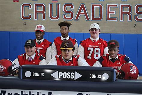 Six Stepinac Football Stars Sign To Play College Football White Plains Daily Voice