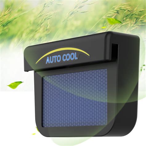 Solar Sun Power Car Auto Fan Air Vent Cool Cooler Ventilation System