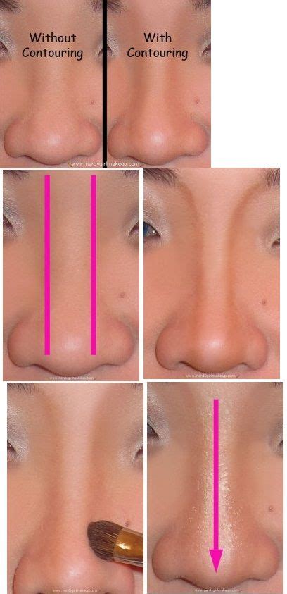 How To Contour Your Nose Contorno De Nariz Maquillaje Para Nariz