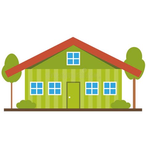 Flat House Icon Stock Vector Illustration Of Element 69856515
